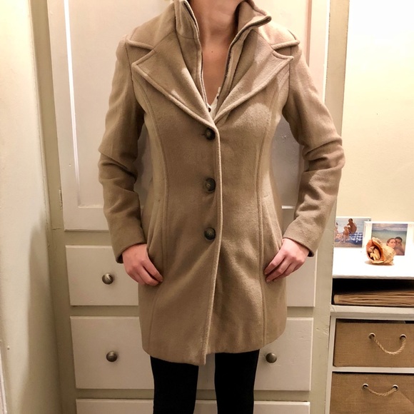 Ellen Tracy Camel Coat 